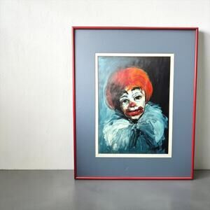 "The Clown" Framed Limited Edition Print — Gregory Lawrence Kniffen — Signed